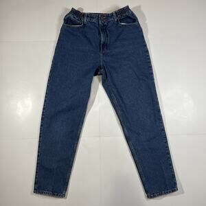 L.L. Bean Jeans Women 12MT Original Fit Relaxed 100% Cotton Blue Denim